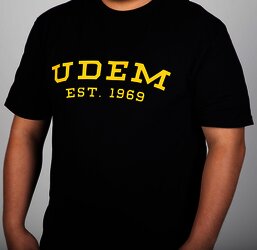 Playera UDEM 1969 Negra Playera UDEM 1969 Negra